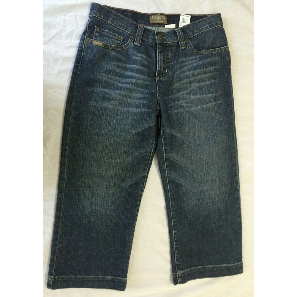 ROCKIES JEANS MID RISE WOMENS CAPRIS PANTS SIZE 4